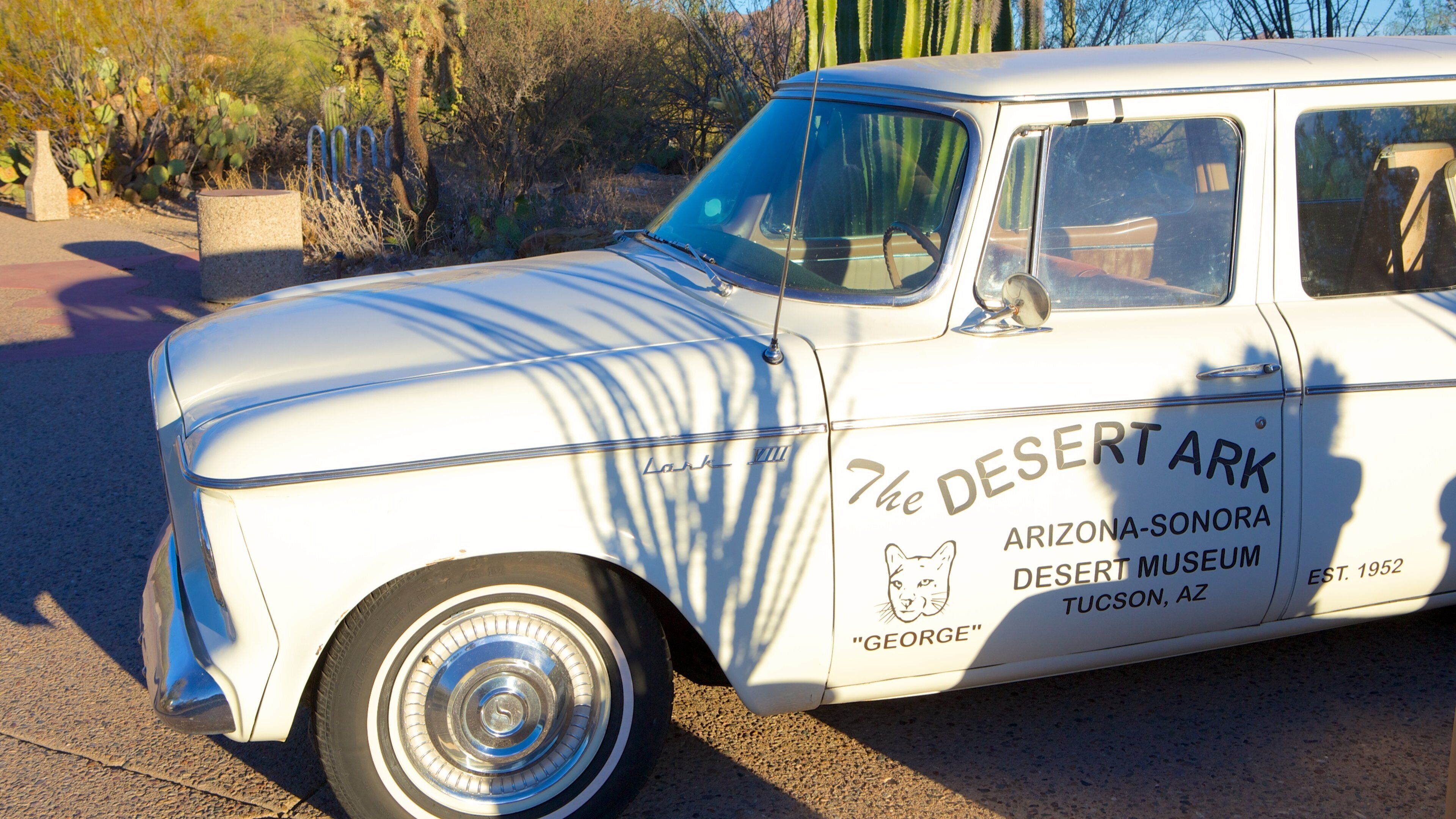 Arizona-Sonora Desert Museum ofreciendo señalización y paisajes desérticos