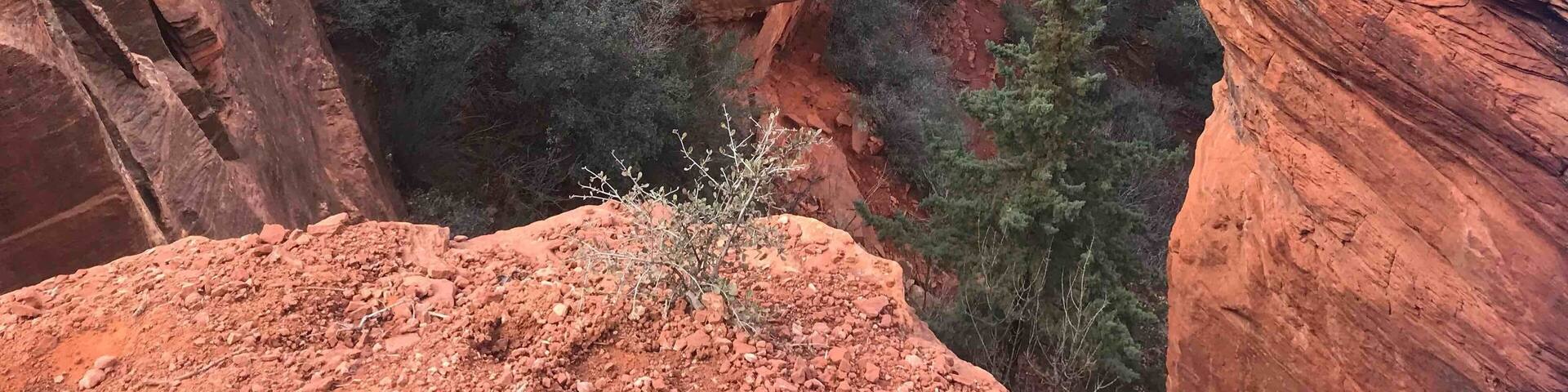 Devils bridge hike. Gets a little hairy the last half a mile or so, but it wasn’t as bad as it looks. My beagle/hound made it up ok as well.