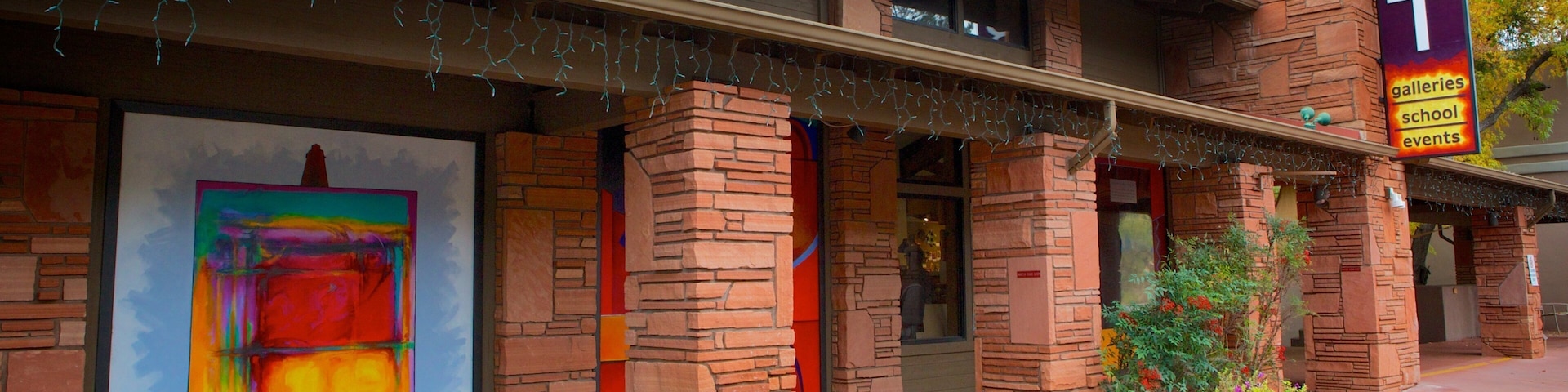 Sedona Art Center showing signage
