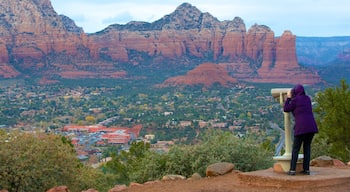 Coffee Pot featuring a small town or village, views and a gorge or canyon