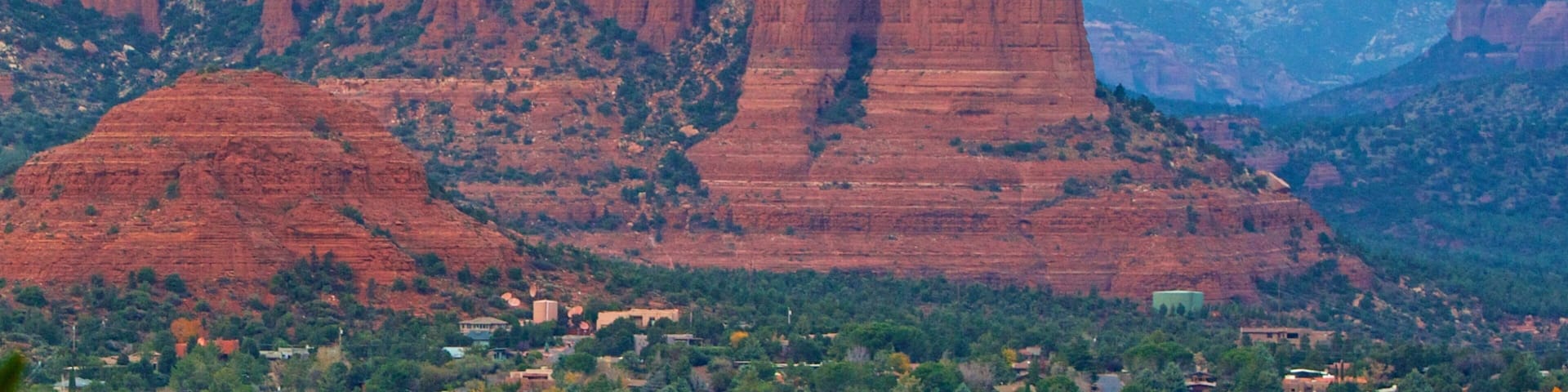 Coffee Pot Rock which includes a gorge or canyon and landscape views
