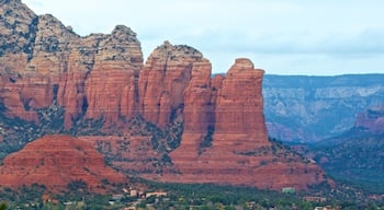 Coffee Pot Rock which includes a gorge or canyon and landscape views
