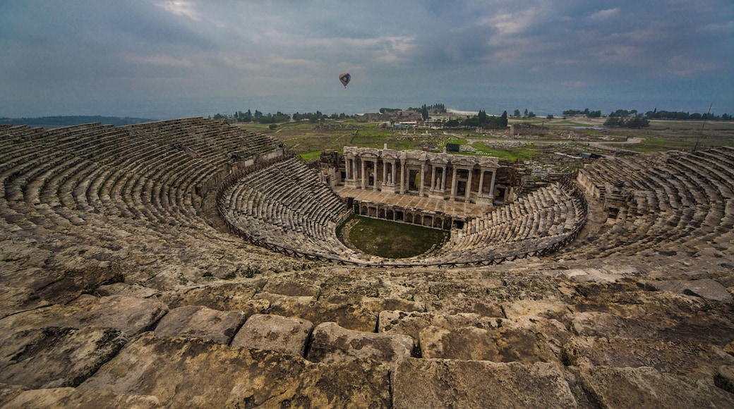 The Theatre at Hierapolis, remarkably preserved, through time and earthquakes.
A healing centre and#History spa, in ancient times, #History