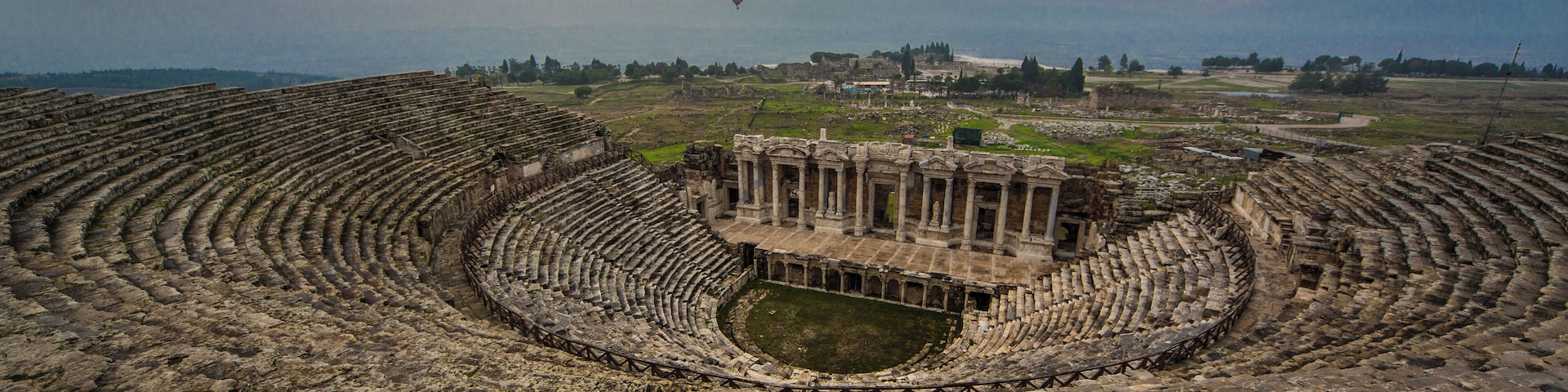 The Theatre at Hierapolis, remarkably preserved, through time and earthquakes.
A healing centre and#History spa, in ancient times, #History