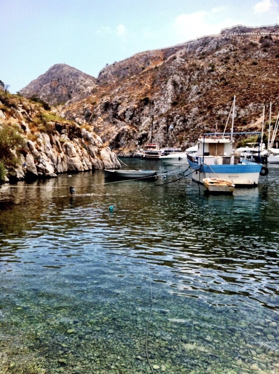 Beautiful harbour Vathi