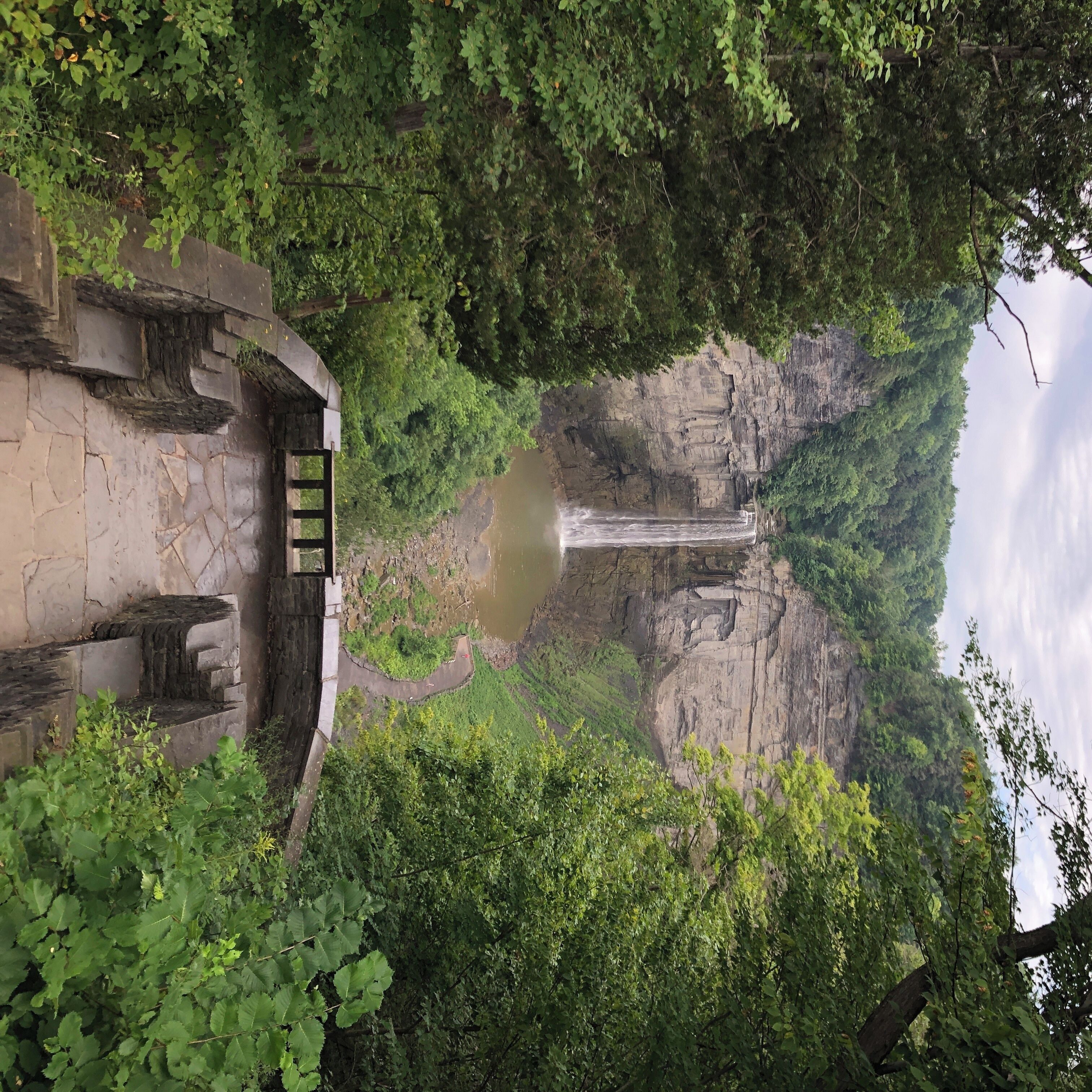 It took hundreds of years for this waterfall to come where it is. It has been moving far away from the lake for many years, leaving a canyon behind itself. It's such a great place to discover.
Is't it an #adventure of hundreds of years?) 
#taughannockfallsstatepark #upstatenewyork #waterfall 