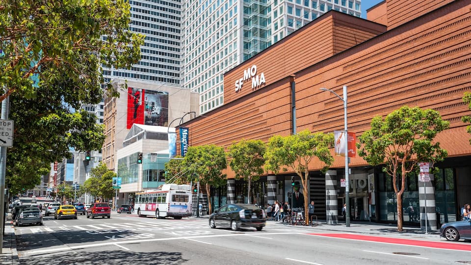 San Francisco Museum of Modern Art showing a city