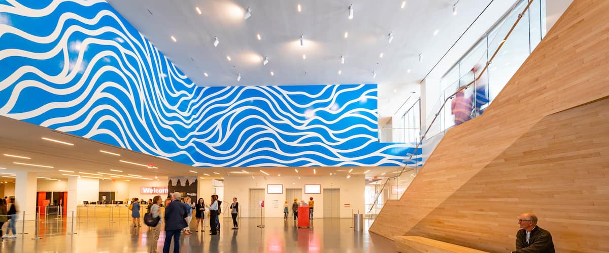 San Francisco Museum of Modern Art showing interior views and art