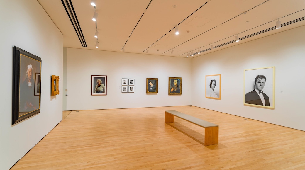 San Francisco Museum of Modern Art which includes art and interior views