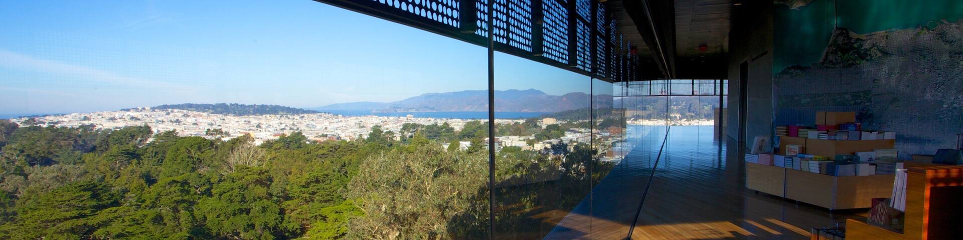 De Young Museum which includes interior views