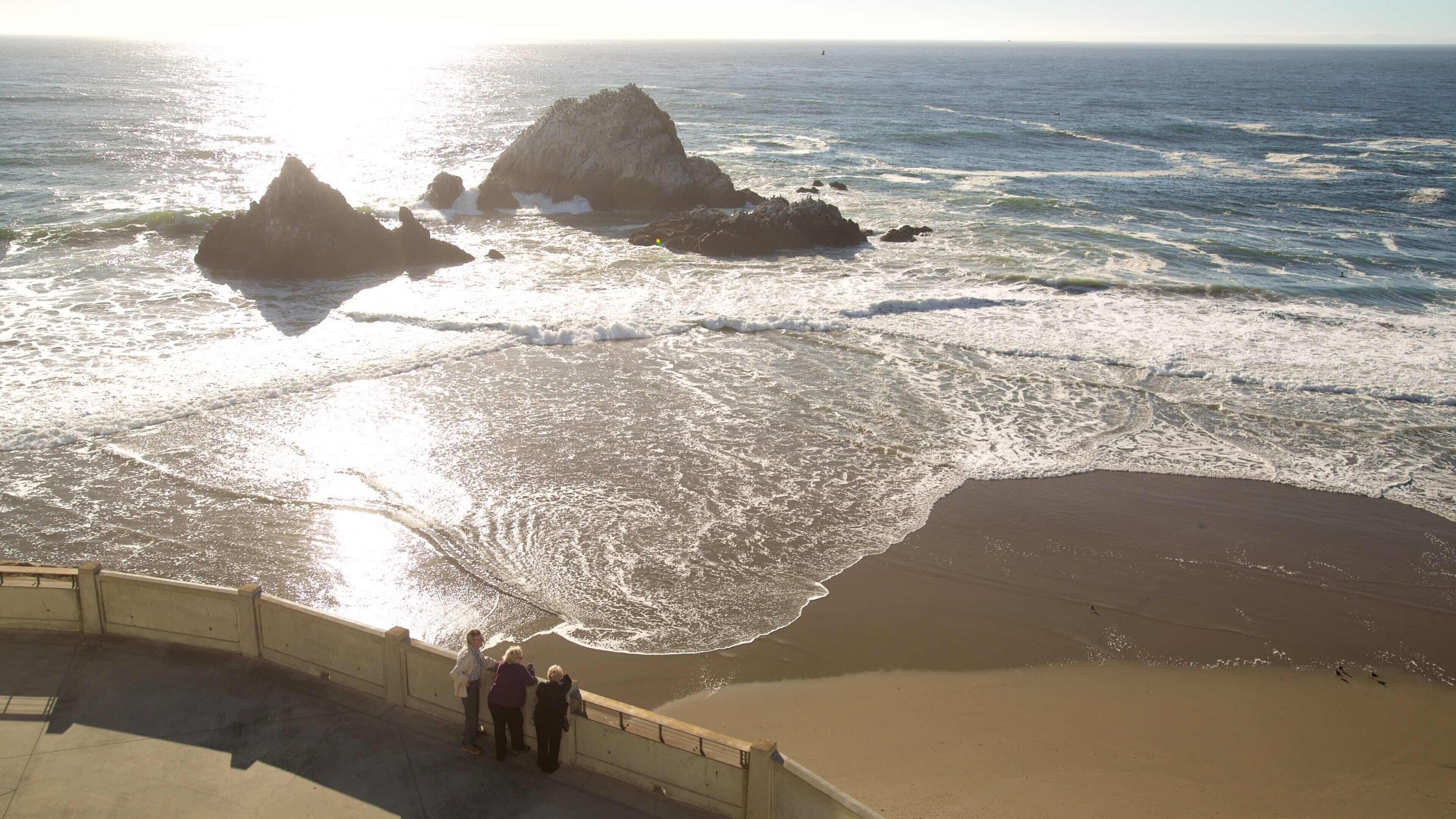 Playa Ocean que incluye vistas de paisajes, vistas generales de la costa y una playa de arena