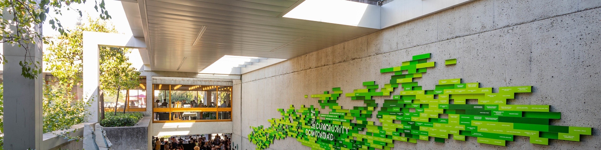 Oakland Museum of California featuring outdoor art