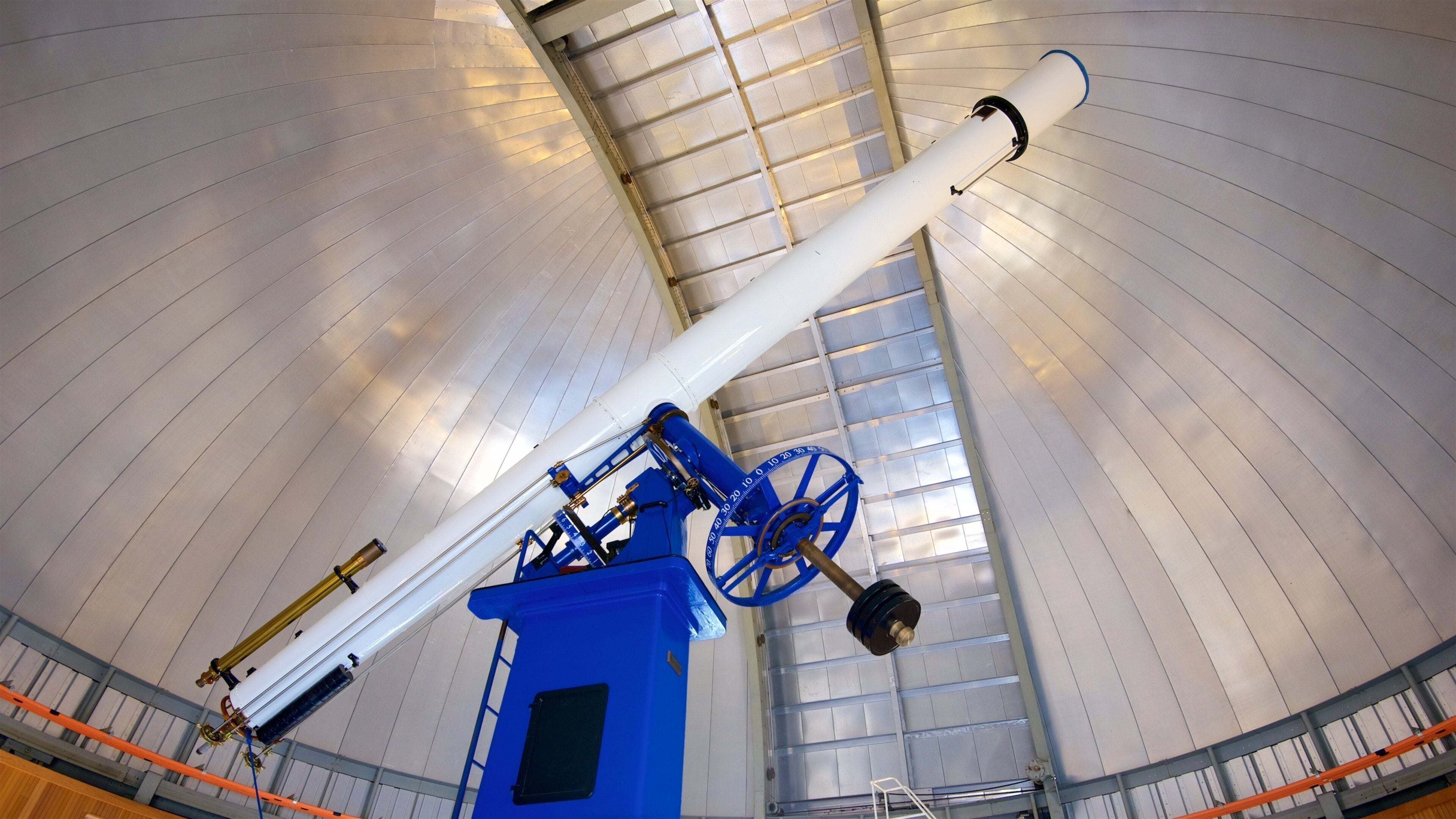 Chabot Space and Science Center featuring an observatory and interior views