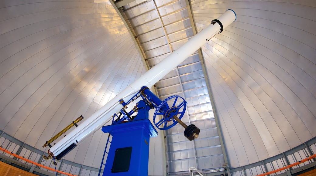 Chabot Space and Science Center featuring an observatory and interior views