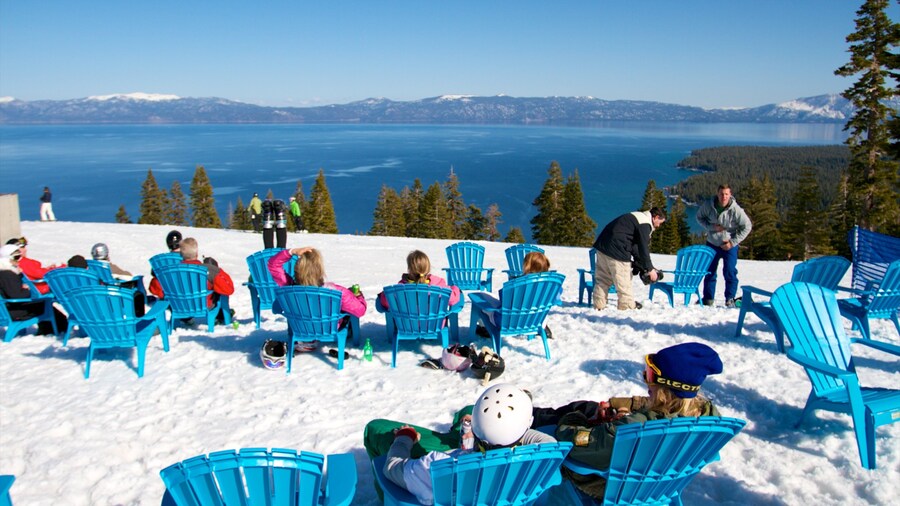 Homewood Mountain Resort which includes a luxury hotel or resort, snow and a beach