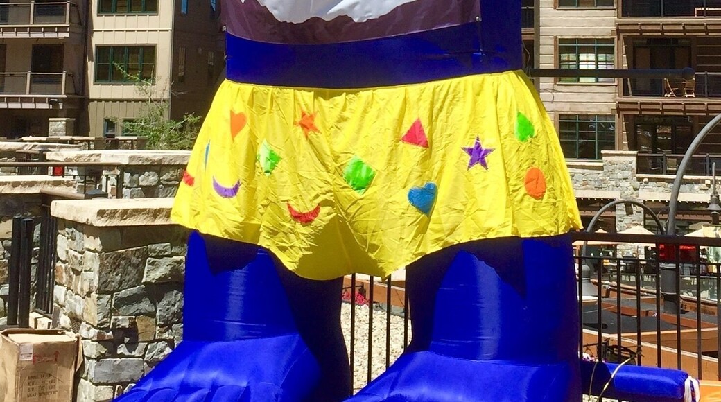 One wheel race event at Northstar. Cool to watch the races. Hats off to anyone who can balance on one wheel and negotiate the twists, turns and rocks on these tricky downhill trails.