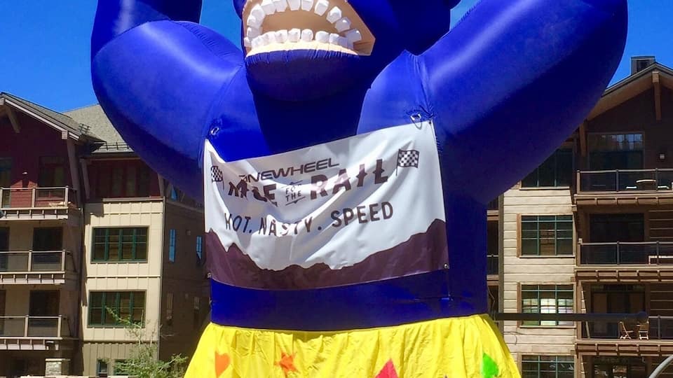 One wheel race event at Northstar. Cool to watch the races. Hats off to anyone who can balance on one wheel and negotiate the twists, turns and rocks on these tricky downhill trails.