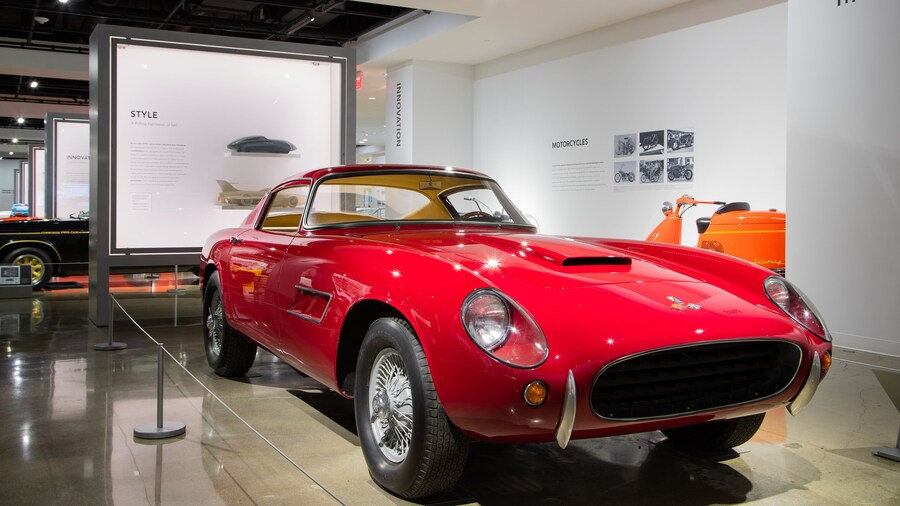 Petersen Automotive Museum featuring interior views and heritage elements