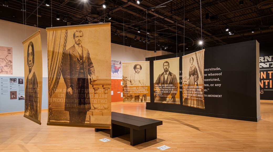 California African American Museum featuring interior views