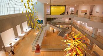 Palm Springs Art Museum which includes interior views and art