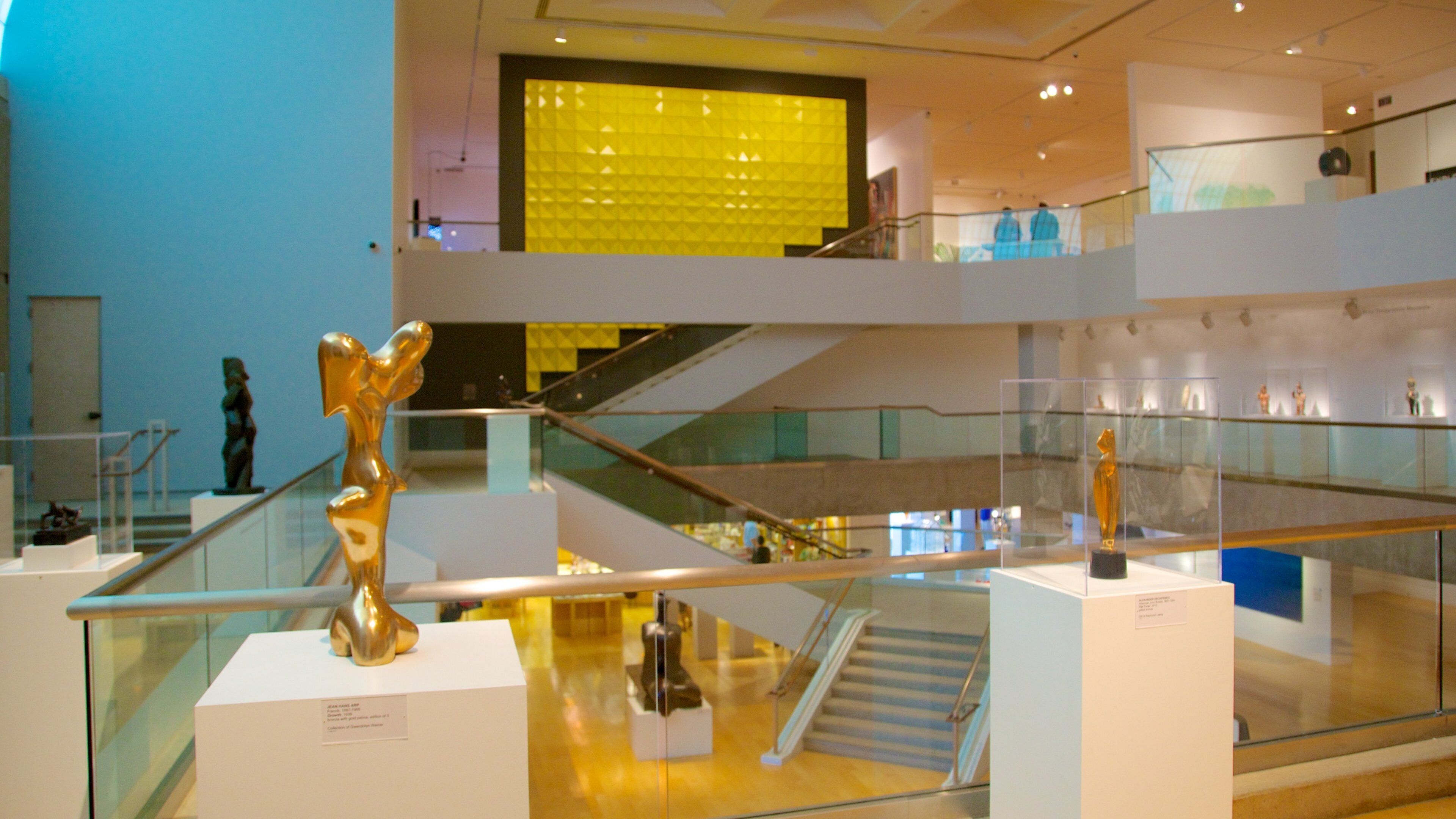 Palm Springs Art Museum caratteristiche di vista interna e arte