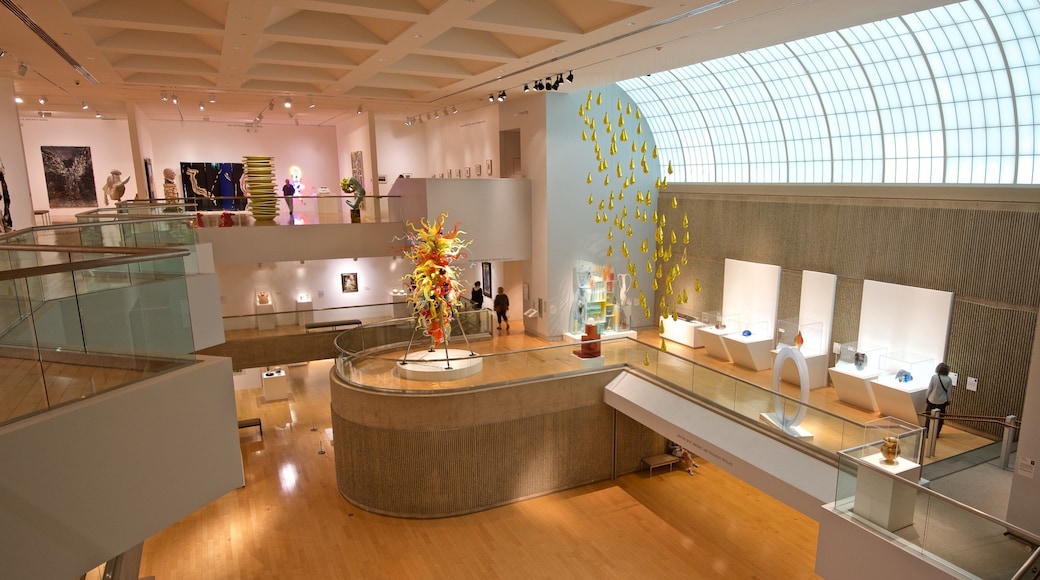 Palm Springs Art Museum featuring interior views