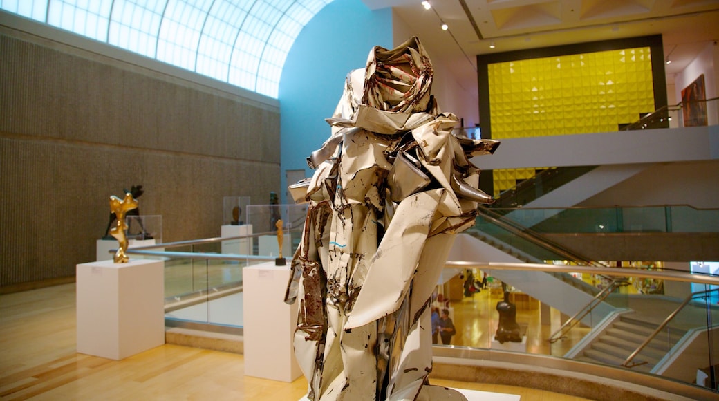 Palm Springs Art Museum mostrando vista interna