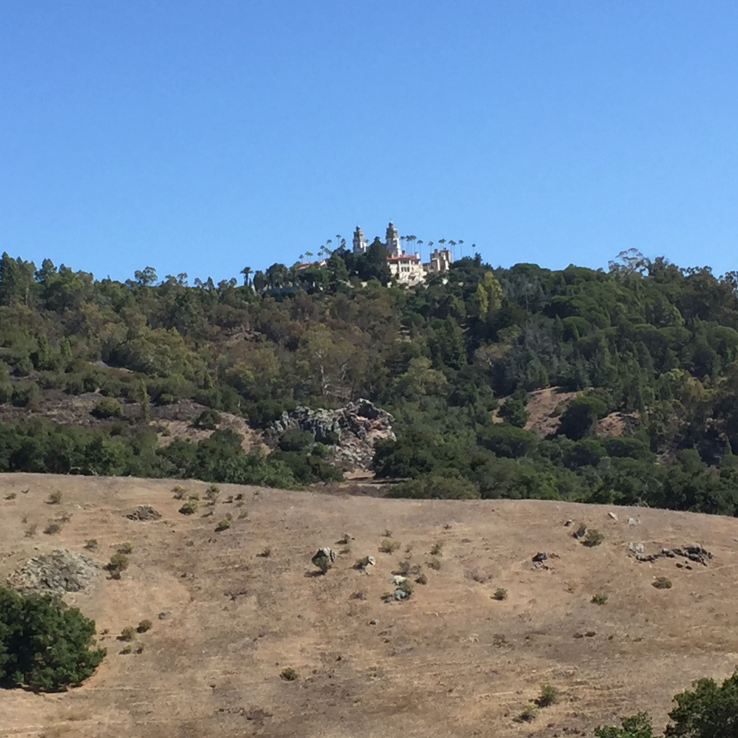 View of Heart Castle on the way down from the house!