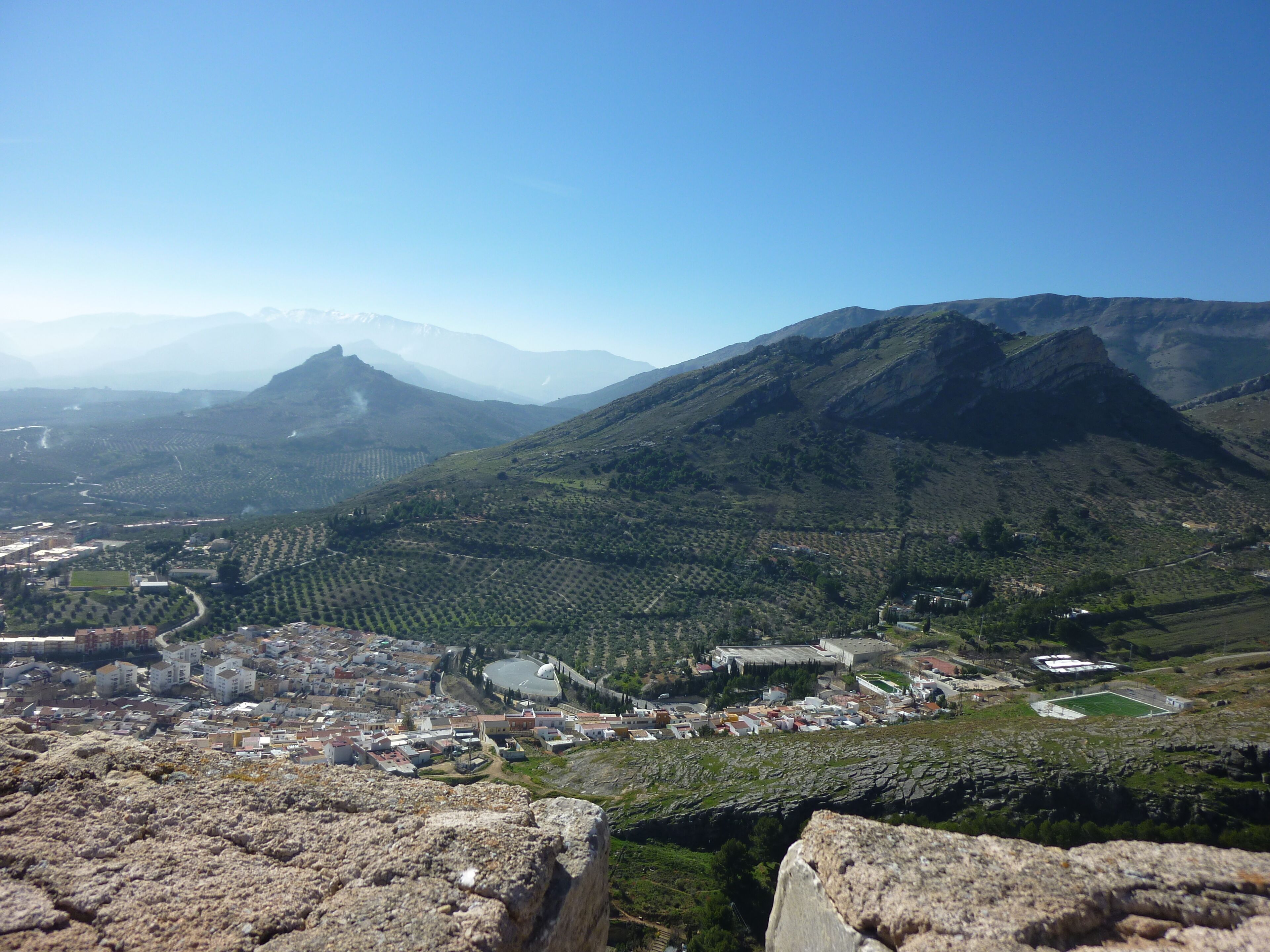 View of Jaen from the Castle of Santa Catalina, Andalucia