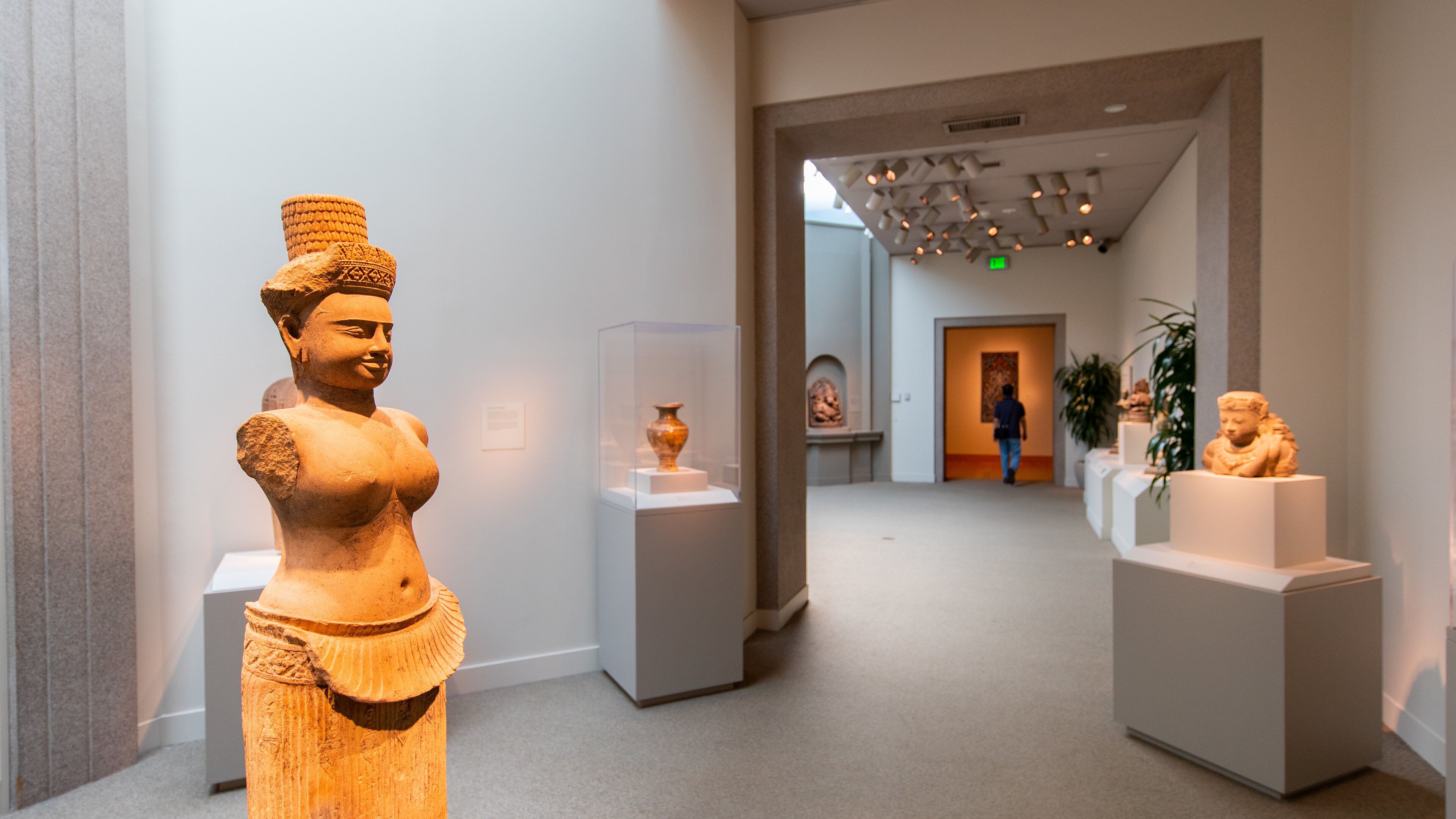 Arthur M. Sackler Gallery which includes interior views and art