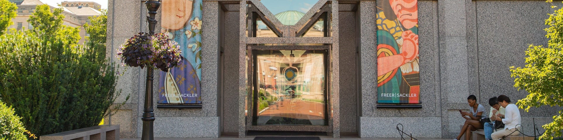 Arthur M. Sackler Gallery showing signage