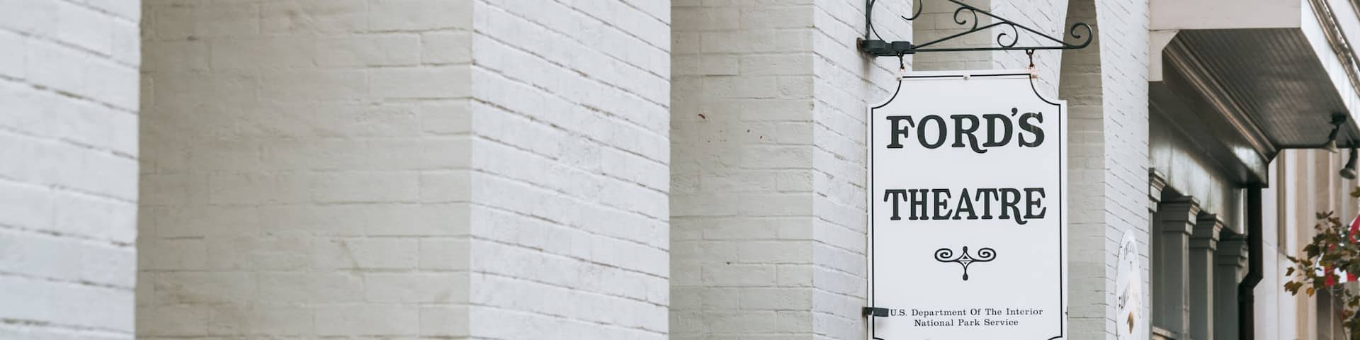 Ford\'s Theater featuring signage