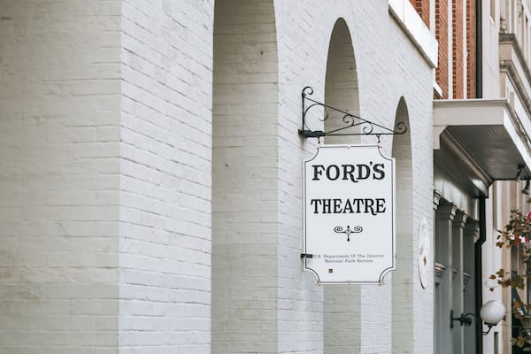 Ford\'s Theater featuring signage