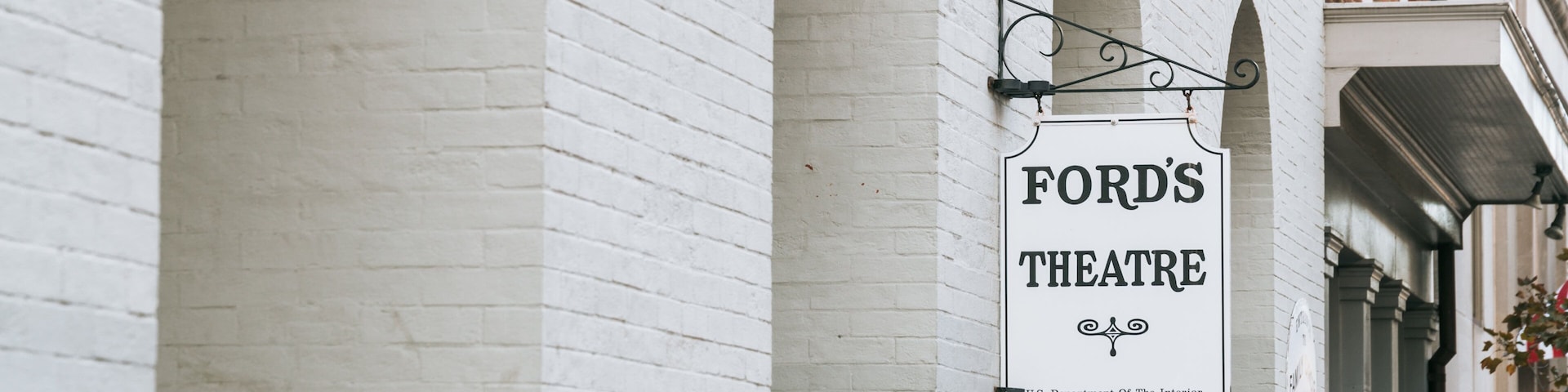 Ford\'s Theater featuring signage