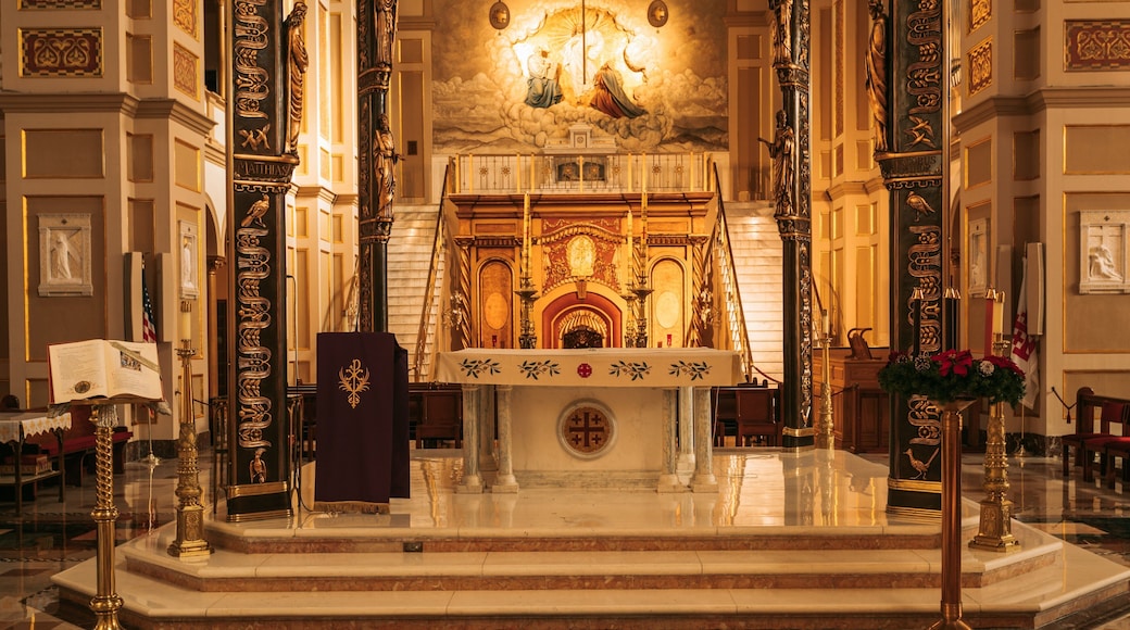 Franciscan Monastery which includes interior views, a church or cathedral and heritage elements