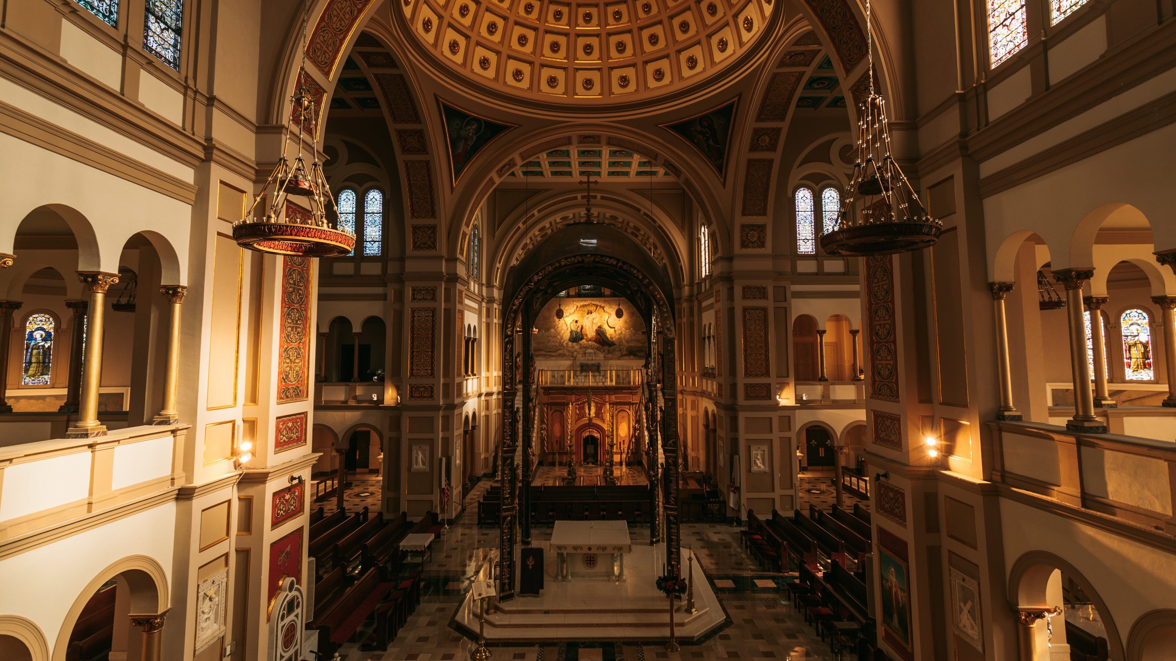 Franciscan Monastery featuring interior views, heritage elements and a church or cathedral