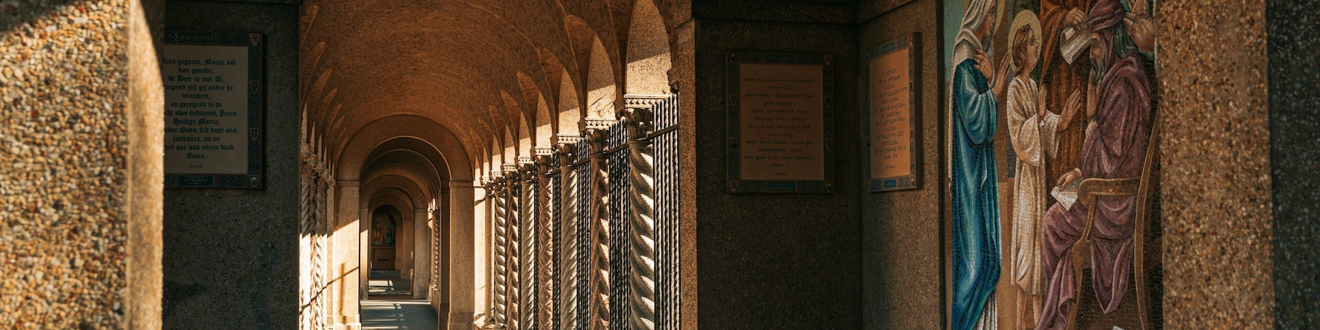Franciscan Monastery featuring art, interior views and religious aspects