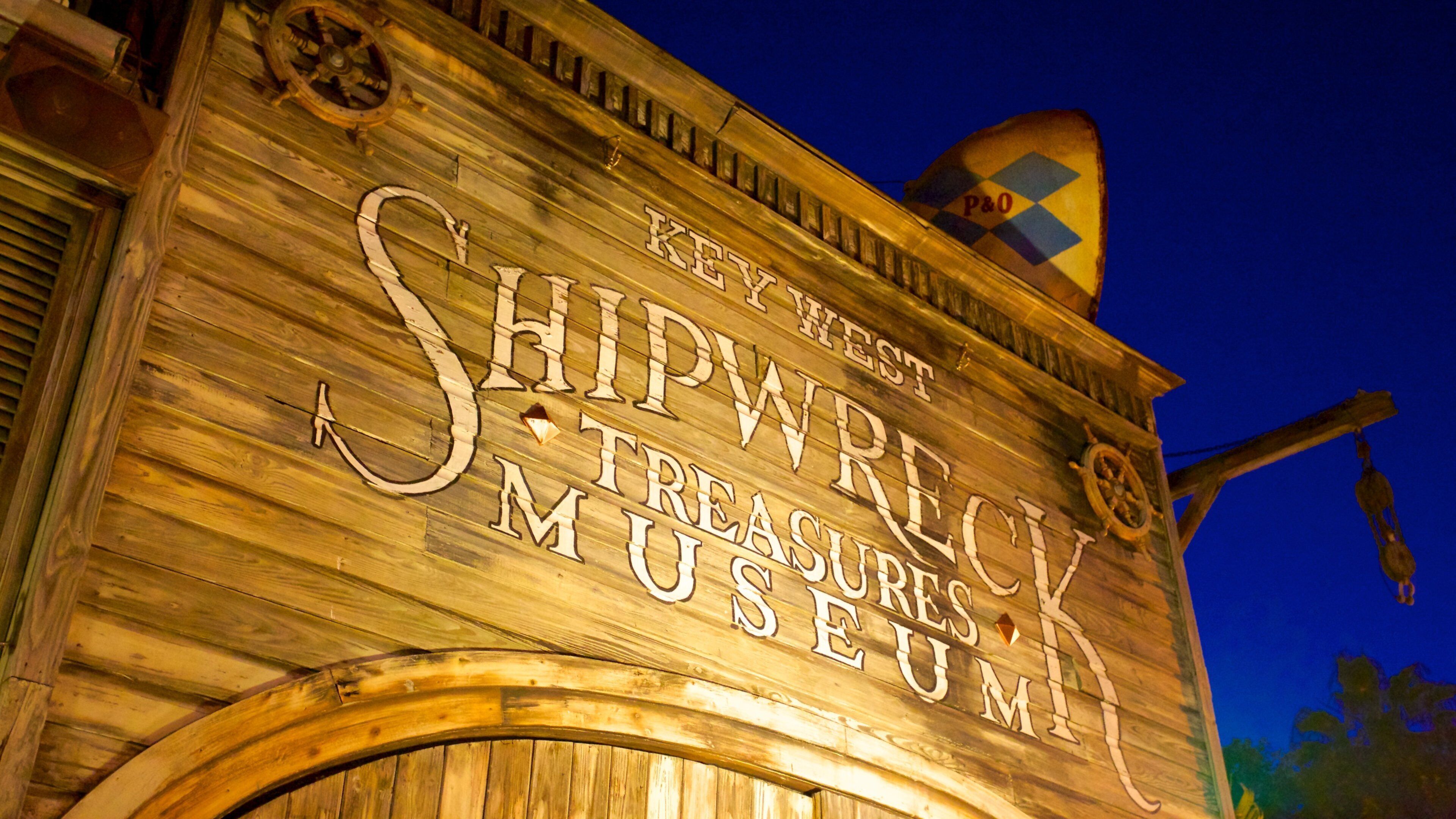 Key West Shipwreck Museum showing signage