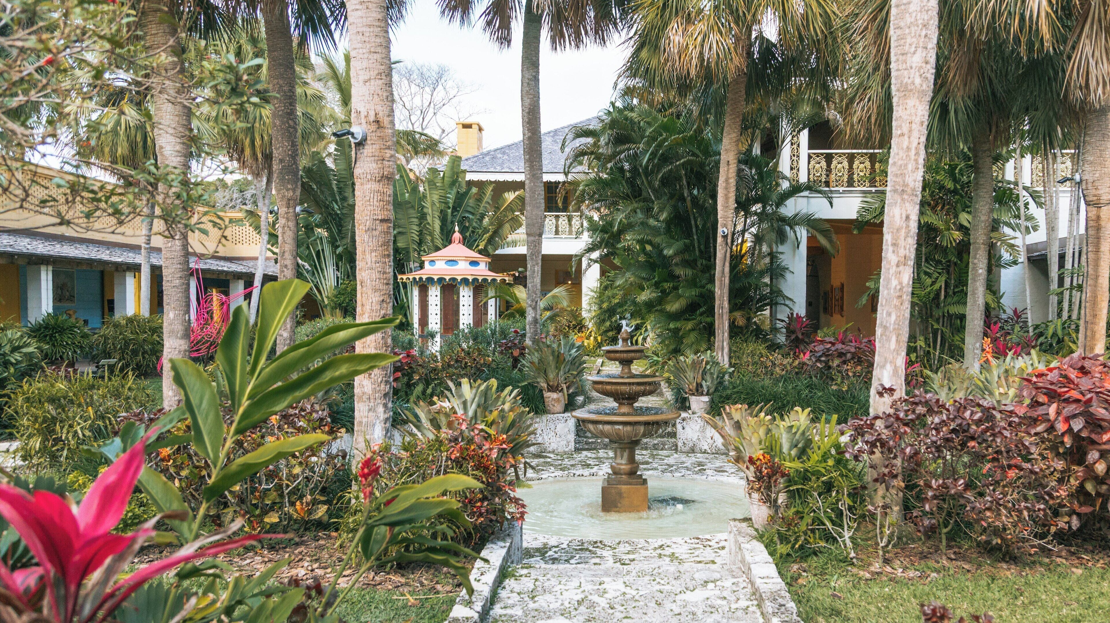 Explore the lush gardens and historic architecture of Bonnet House Museum in Fort Lauderdale, Florida