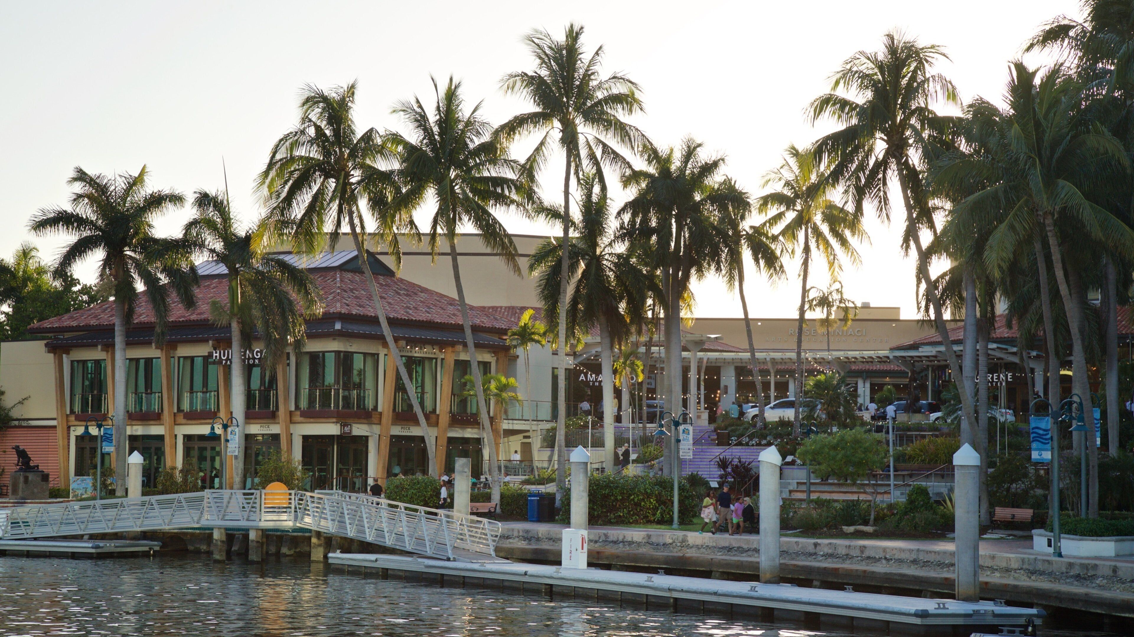 Broward Center for the Performing Arts featuring a river or creek