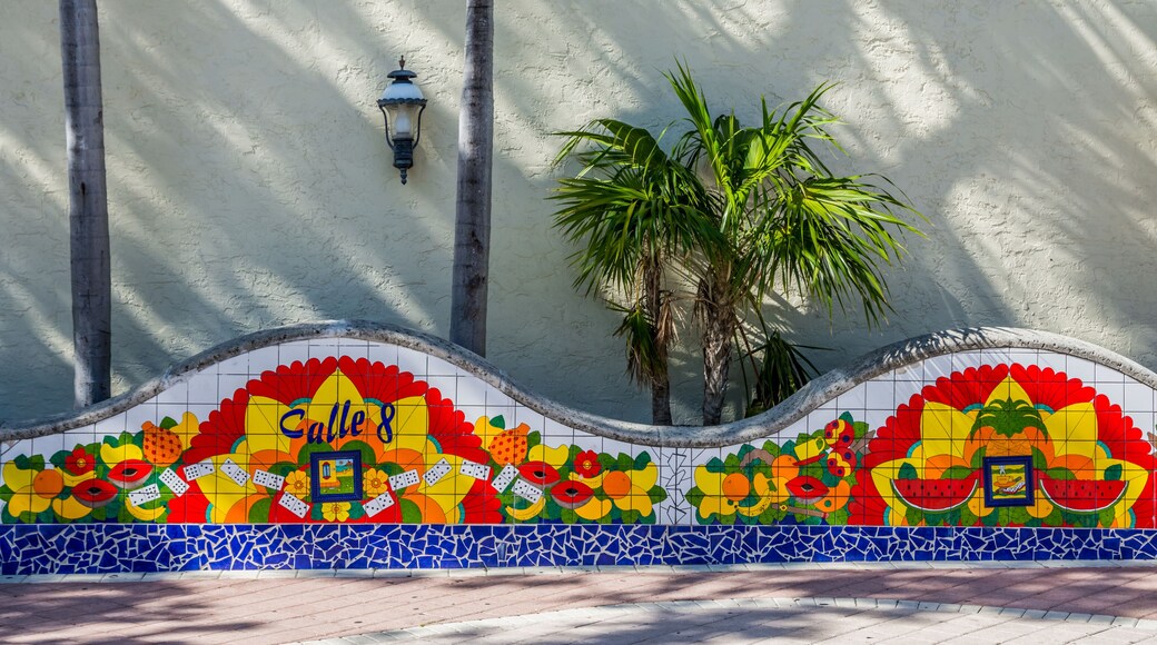Miami Calle ocho mosaic at Little Havana domino park