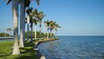 Deering Estate at Cutler which includes a garden and general coastal views
