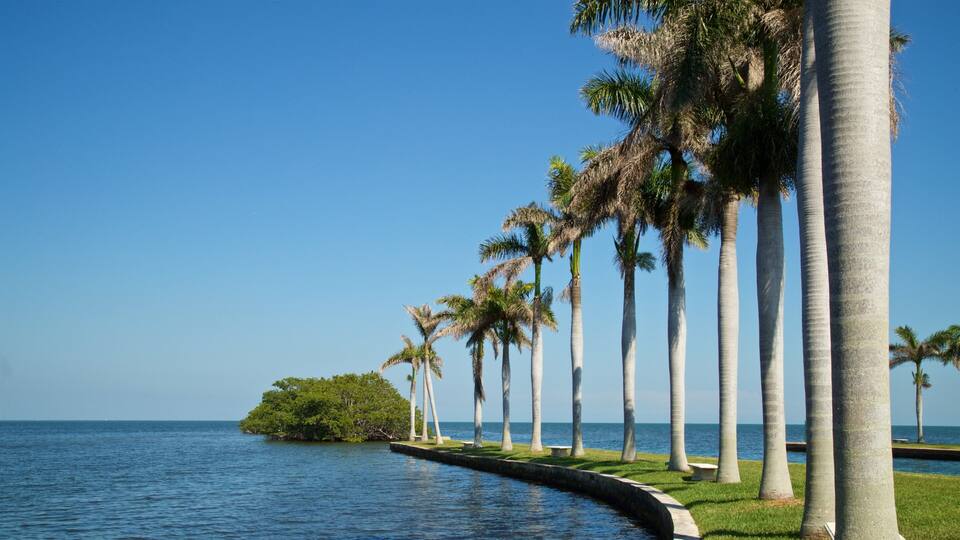 Deering Estate at Cutler which includes a park and general coastal views