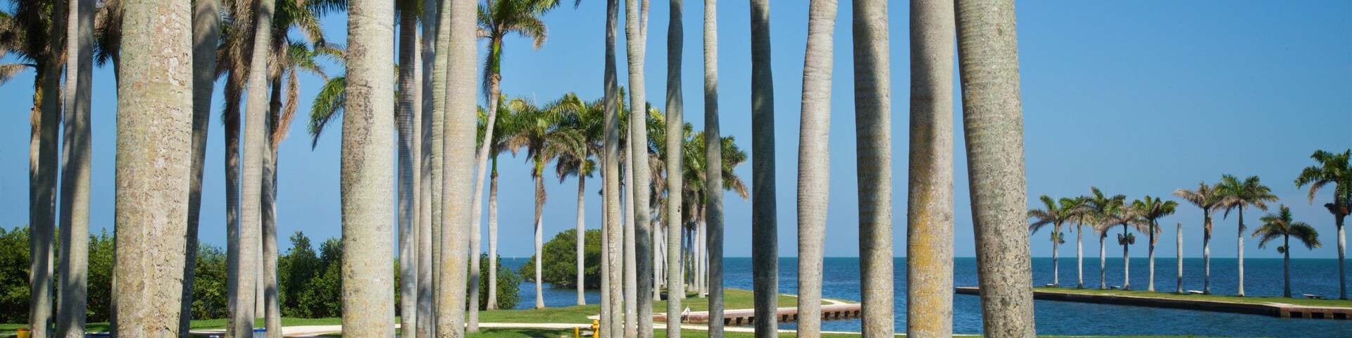 Deering Estate at Cutler which includes general coastal views and a garden