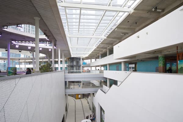 Miami Museum of Science and Space Transit Planetarium which includes interior views
