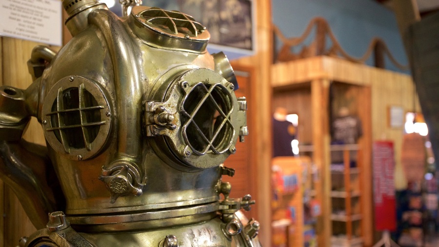 Museum of Man in the Sea which includes interior views and heritage elements