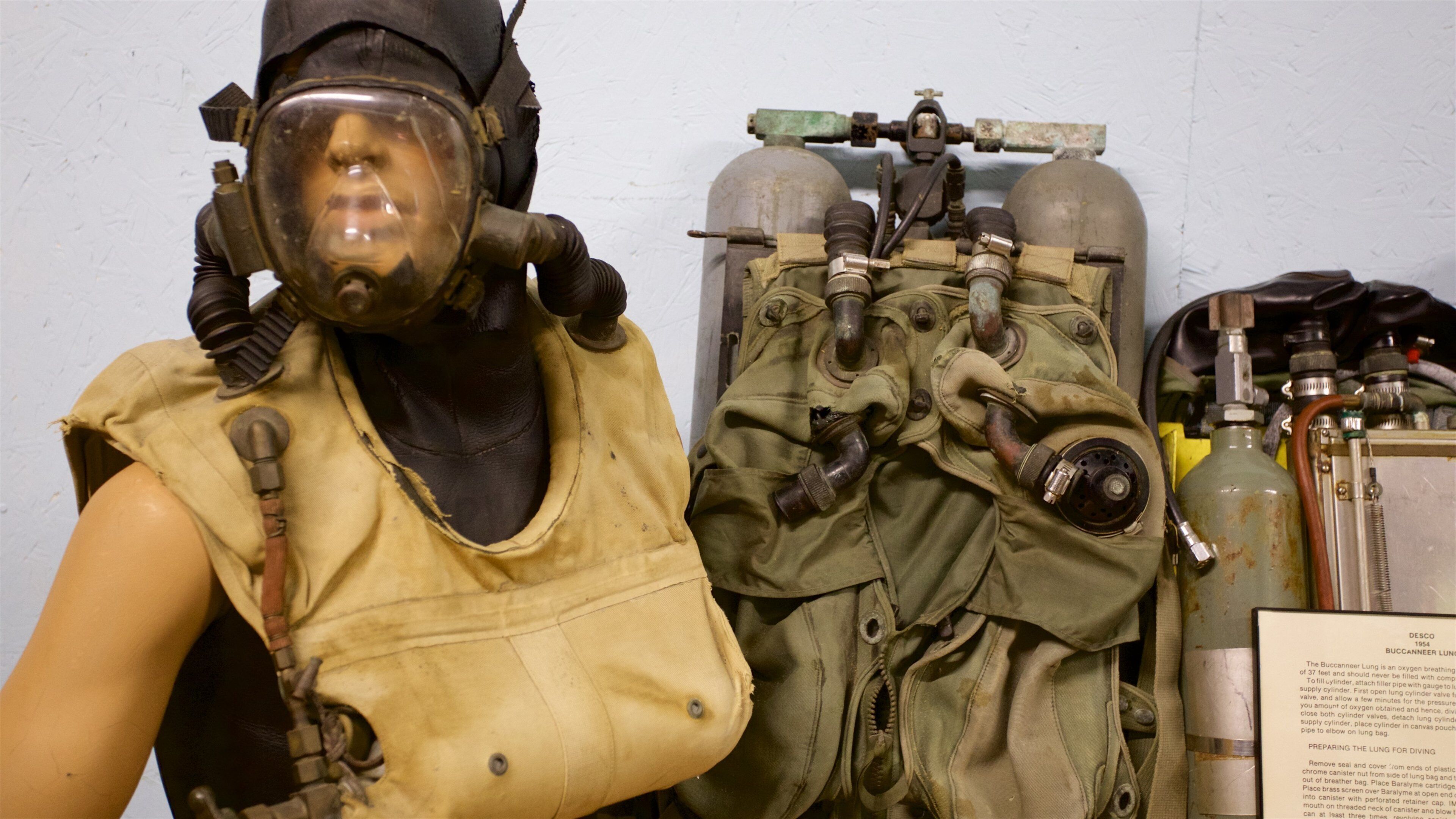 Museum of Man in the Sea que inclui vistas internas e elementos de patrimônio