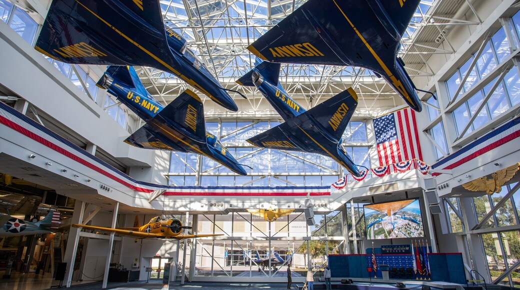 National Museum of Naval Aviation which includes interior views