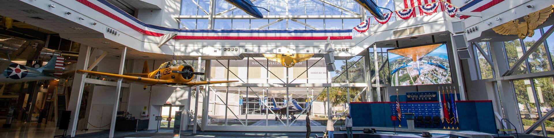 National Museum of Naval Aviation which includes interior views