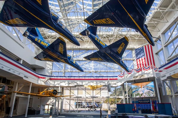 National Museum of Naval Aviation which includes interior views